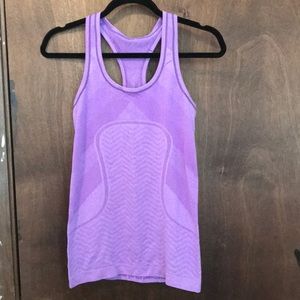 Purple Lululemon Swiftly Tank
